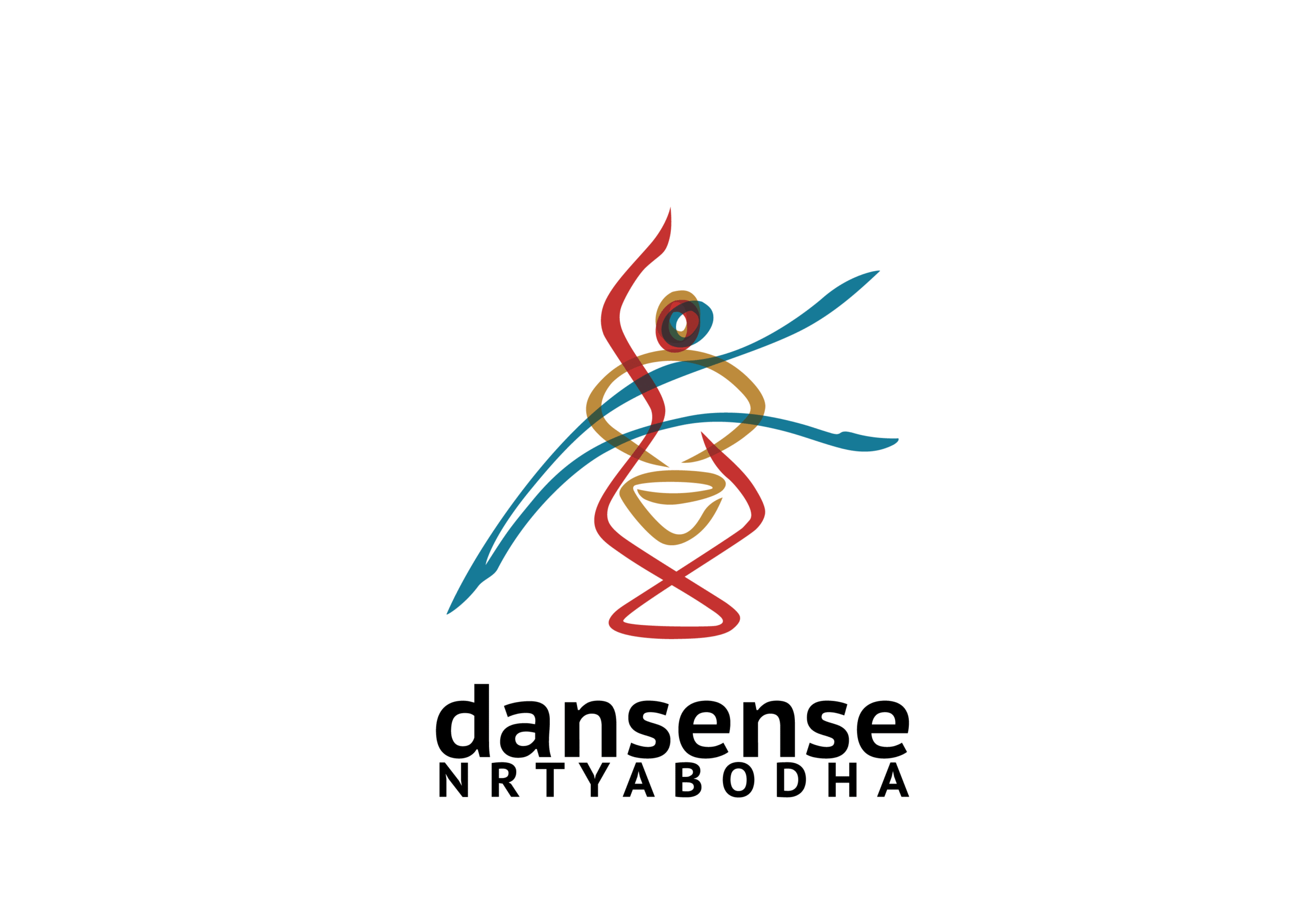 Dansense Nrtyabodya line drawing logo