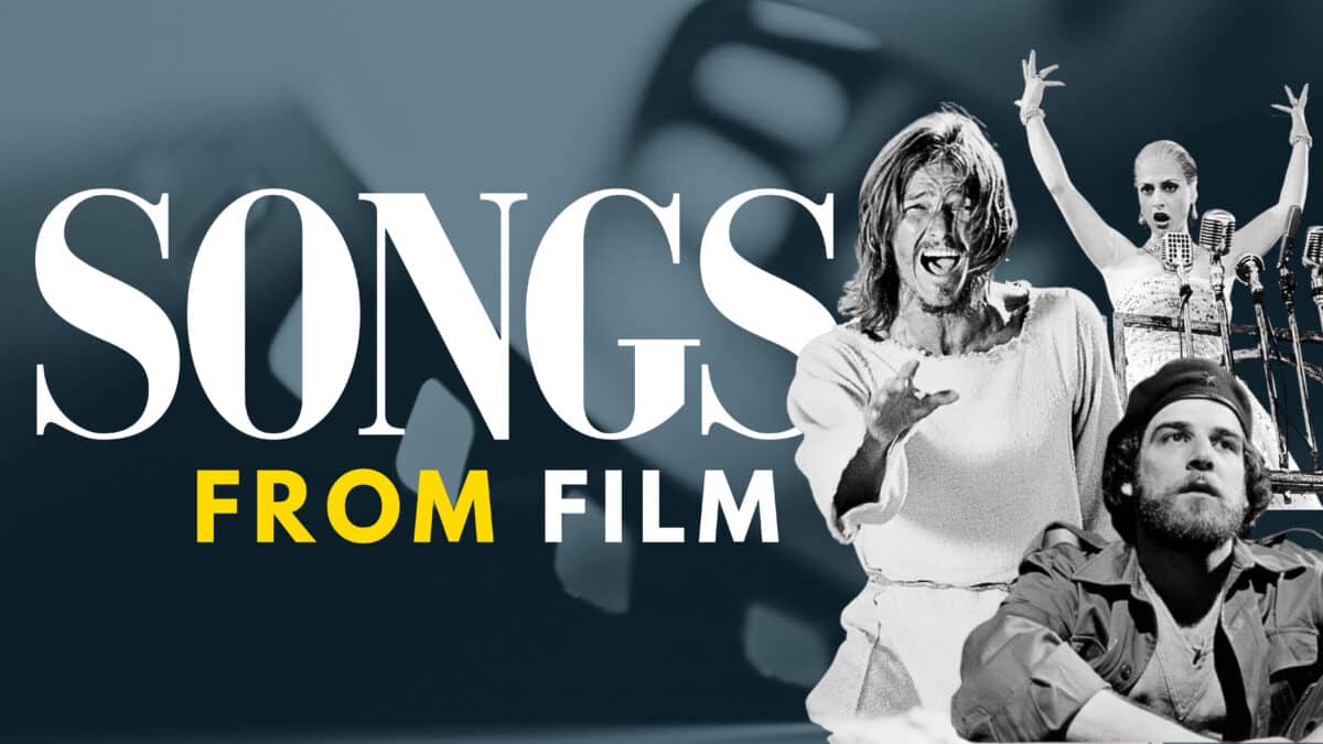 Songs from Film logo and composite of film stars
