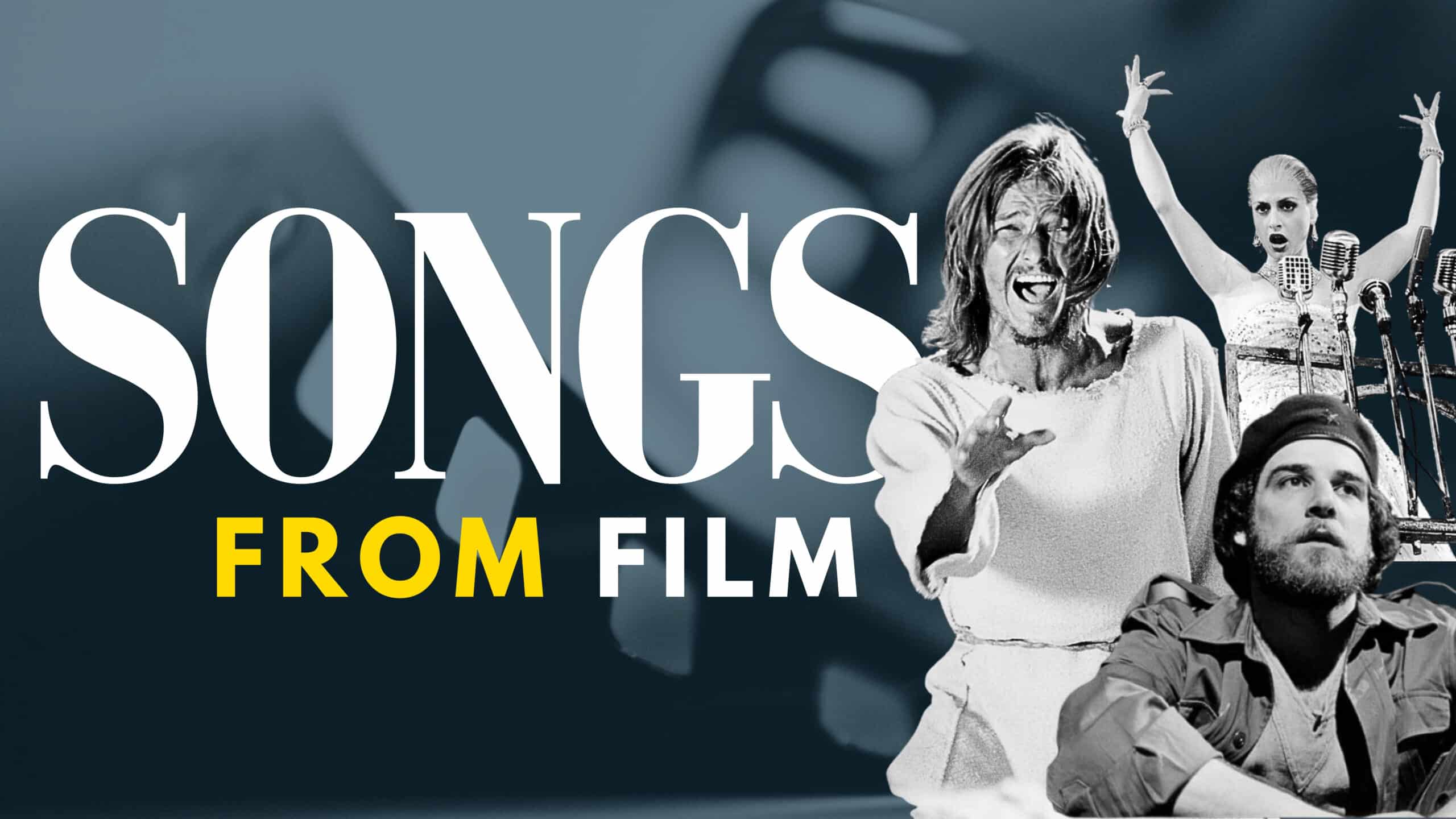 Songs from Film logo and composite of film stars